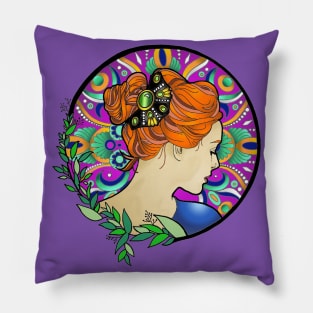 Stained Glass Ginger Pillow