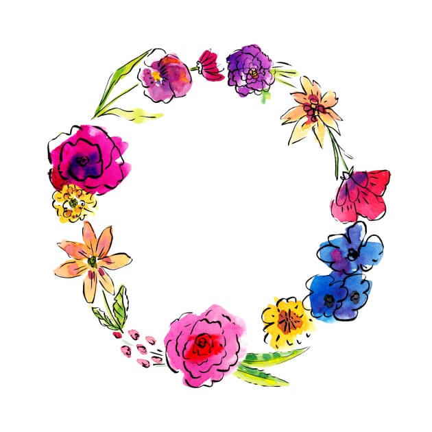 Floral Wreath by SWON Design