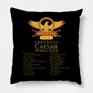 Gaius Julius Caesar World Tour Pillow