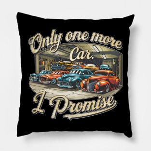 Only one more car, I promise! auto collection enthusiasts four Pillow