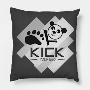 kick your ego Pillow