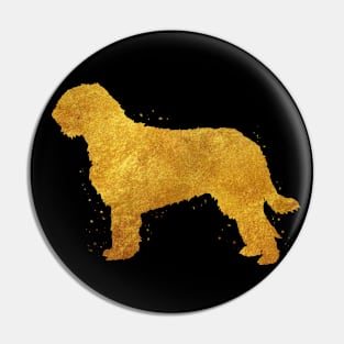 Otterhound golden art Pin