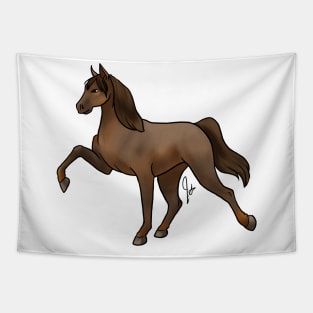 Horse - Tennessee Walker - Dark Chestnut Tapestry