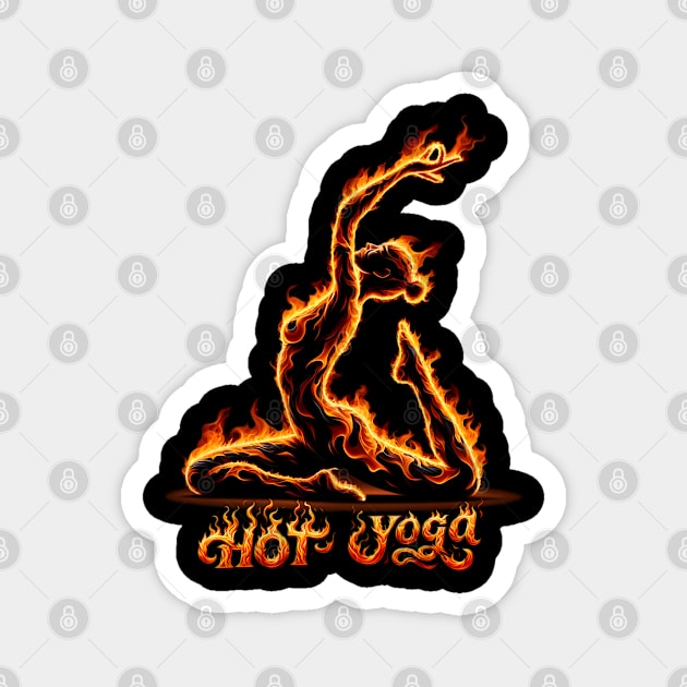 Hot Yoga Magnet by Total 8 Yoga