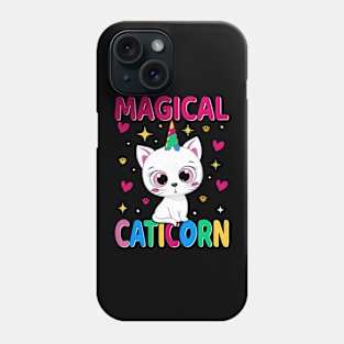 Magical Caticorn Rainbow Phone Case