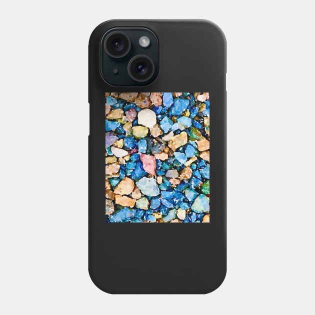 Beach pebble art Phone Case by Dillyzip1202