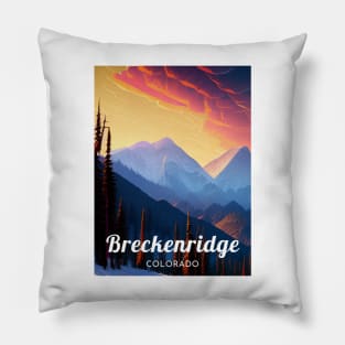 Breckenridge Colorado United States ski Pillow