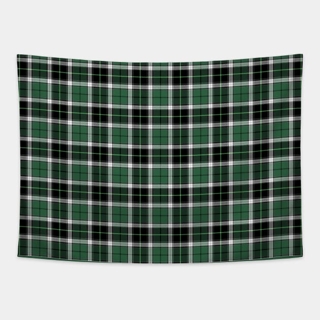 Green Plaid Tapestry by Cottage Bunny