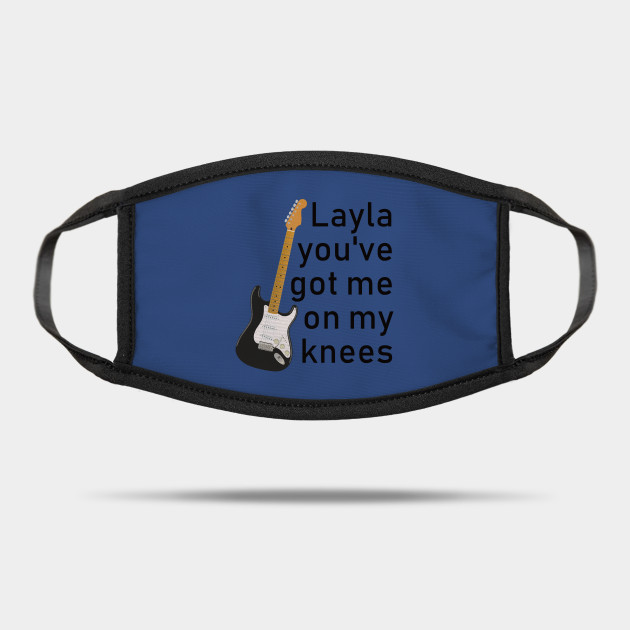 Eric Clapton Layla Lyrics Stratocaster Design Layla Song Mask Teepublic Layla, darling won't you ease my worried mind. teepublic