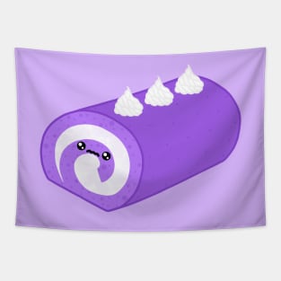 Ube Cake Roll Tapestry