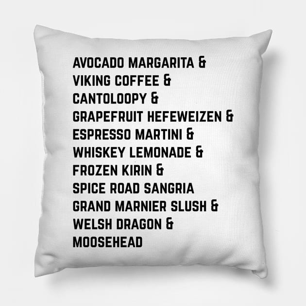 Drinking Around the World Pillow by MickeysCloset