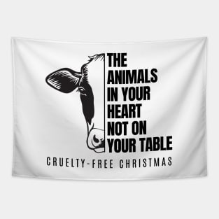 The Animals In Your Heart Not On Your Table Vergan Tapestry