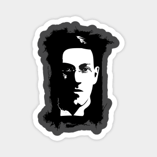 HP Lovecraft Splatter background Magnet