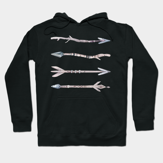 Tribal Arrows - Boho Arrow - Hoodie |