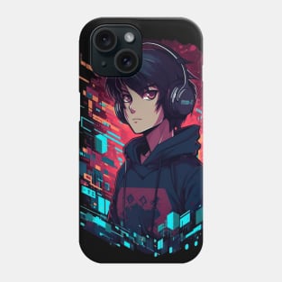 Anime Boy Gamer - Anime Shirt Phone Case