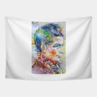 SIMONE DE BEAUVOIR - watercolor portrait Tapestry