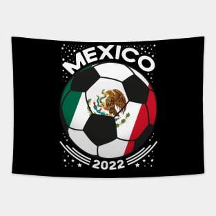 Mexico Flag Soccer Football Team Tapestry