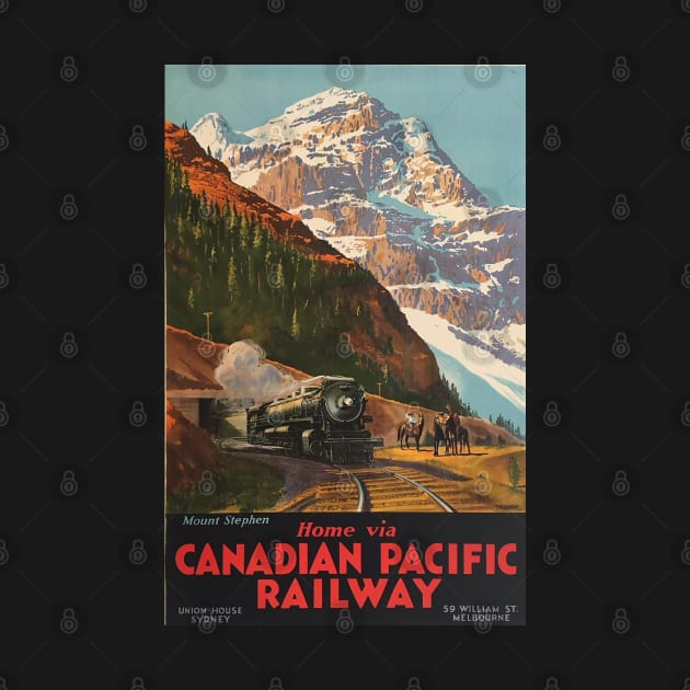 Vintage Travel - Canadian Pacific Railway by Culturio