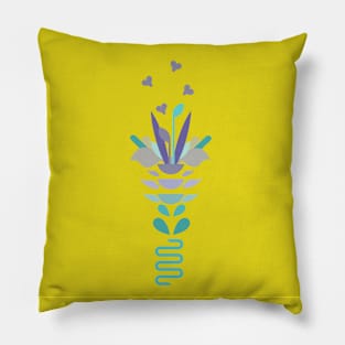 Abstract Flower Pillow