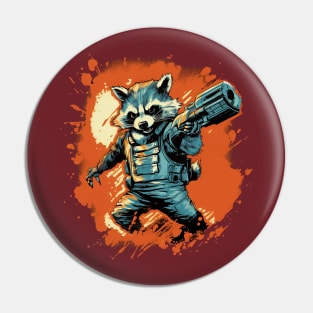 Rocket Raccoon Pin