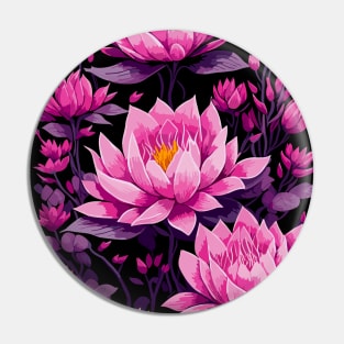 Pink Water lilies Pin