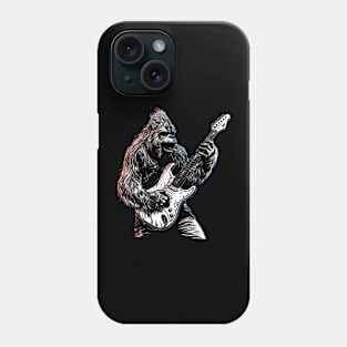 The Sasquatch Guitarist: Bigfoot's Electric Jams Phone Case