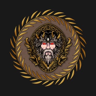 Zeus in the colors of gold and black. T-Shirt