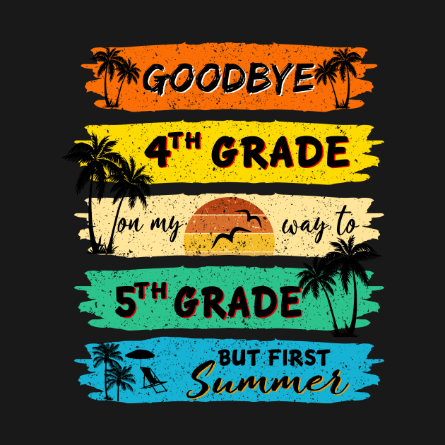 Funny Goodbye 4th Grade Summer Graduation Teacher by artbyGreen