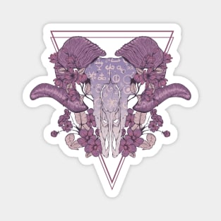 Ram floral skull Magnet