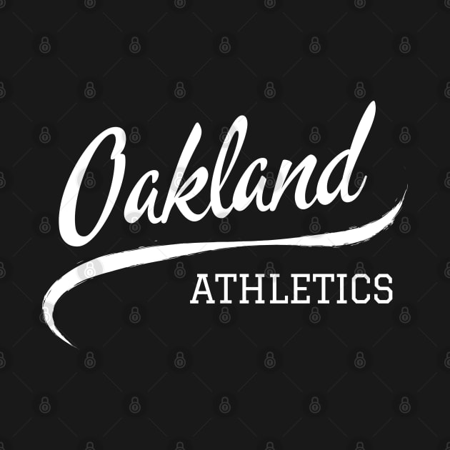 Oakland Athletics Wave by CityTeeDesigns