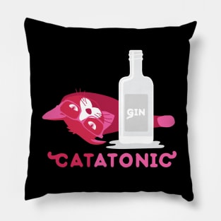 Gin and Catatonic Pillow