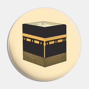 Kaaba - الكعبة - the Kaabah Hand Drawn Pin