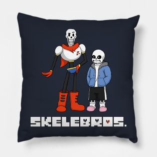 Undertale Skelebros Sans and Papyrus Pillow