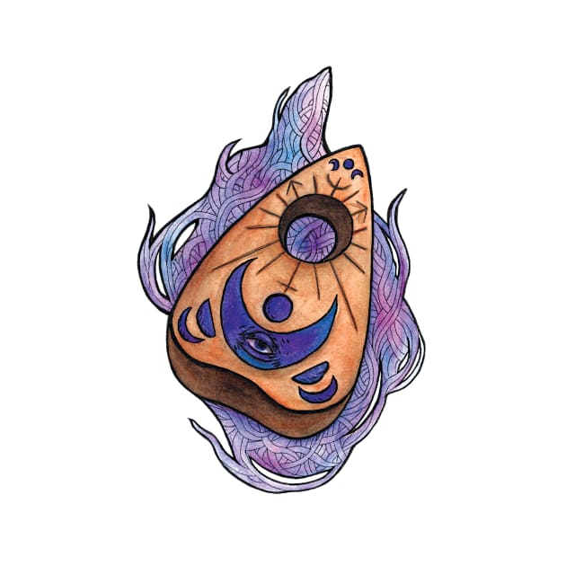 Planchette watercolour traditional style by shannlp