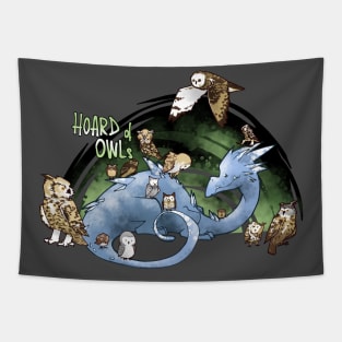 Hoard of owls Tapestry