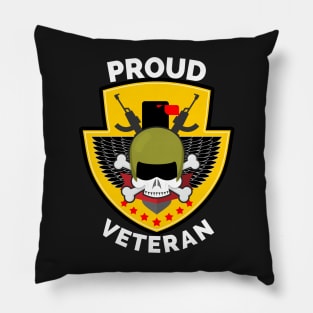 Veterans day, freedom, is not free, lets not forget, lest we forget, millitary, us army, soldier, proud veteran, veteran dad, thank you for your service Pillow