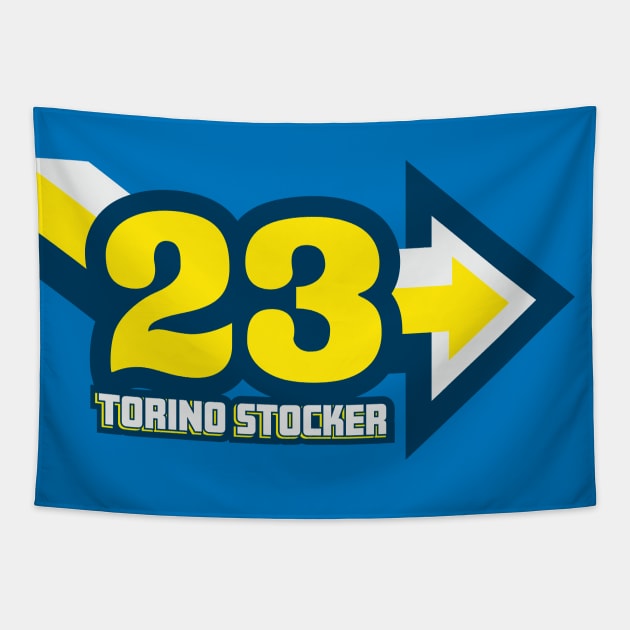 1975 - Tornio Stocker (Blue) Tapestry by jepegdesign