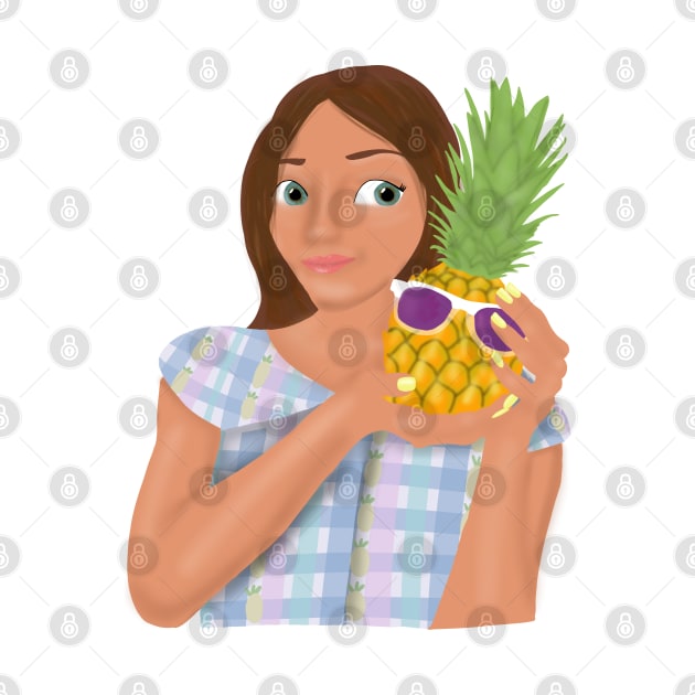 Pinapple Girl by Becky-Marie