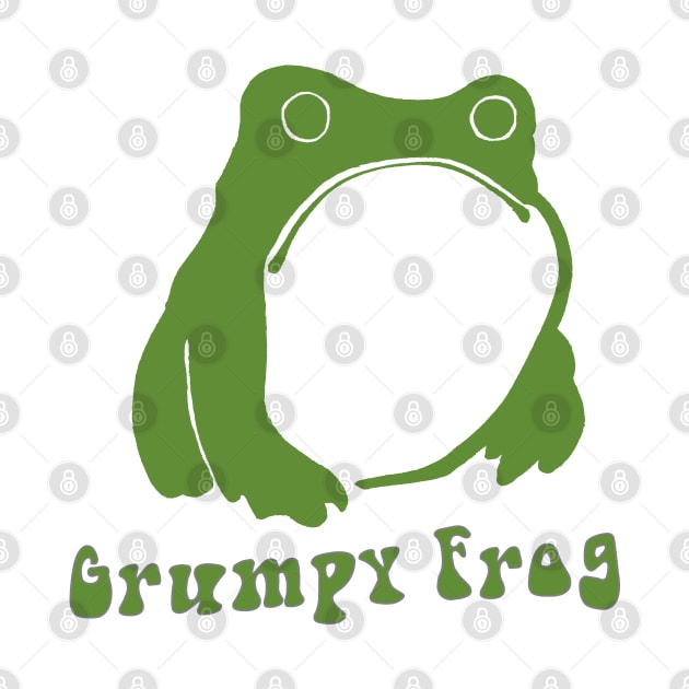 Grumpy Frog Tee by pencilartist