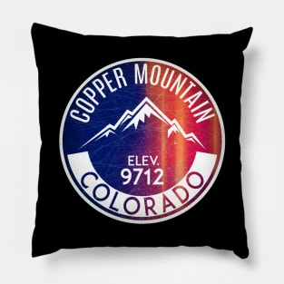 Copper Mountain Colorado Skiing Pillow