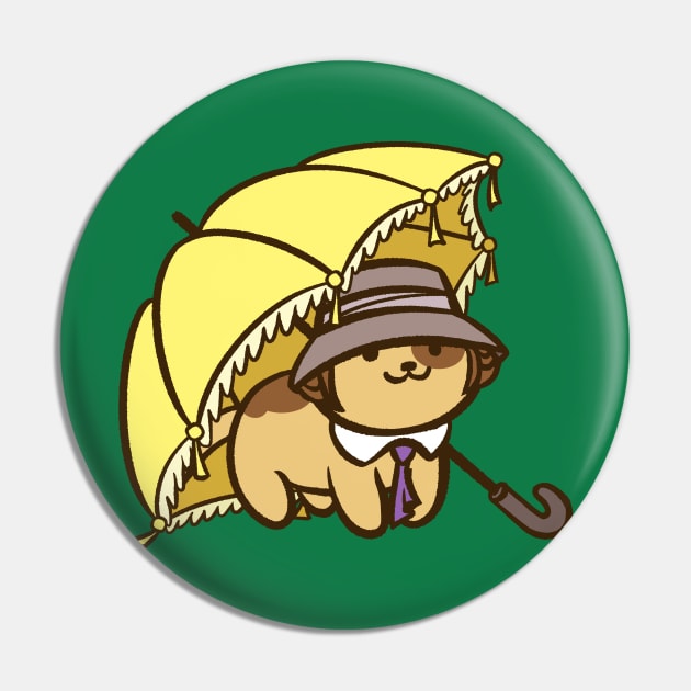 Prim and Proper Jungle Kitty Pin by Ellador