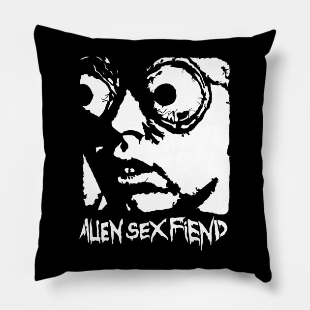 Alien Sex Fiend Cute Kids Pillow by Gainy Rainy