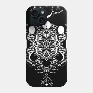 Lunar Mandala Phone Case