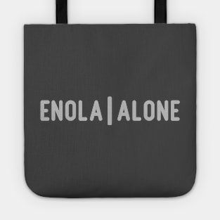 Enola Alone 2, silver Tote