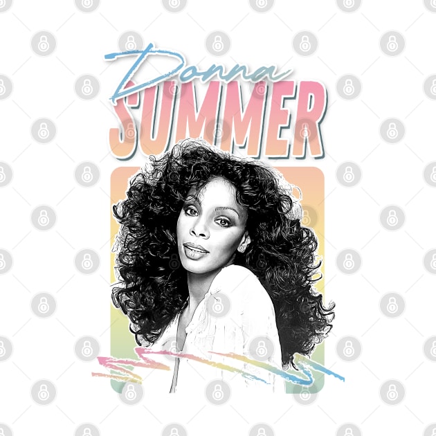 Donna Summer //// Retro Style Fan Art Design by DankFutura