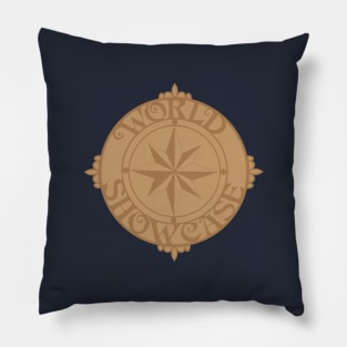 World Showcase Medallion Pillow