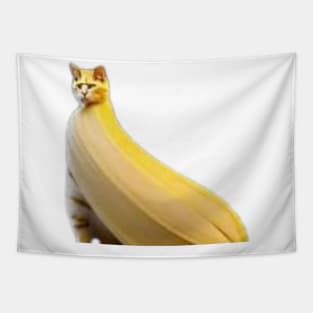 Banana cat Tapestry