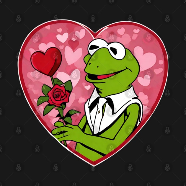 Kermit valentine day by Ilustradamus