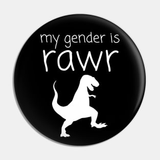 my gender is RAWR! Pin