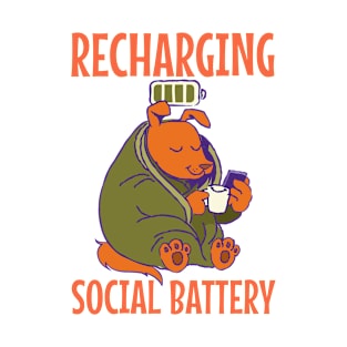 Recharging social battery T-Shirt